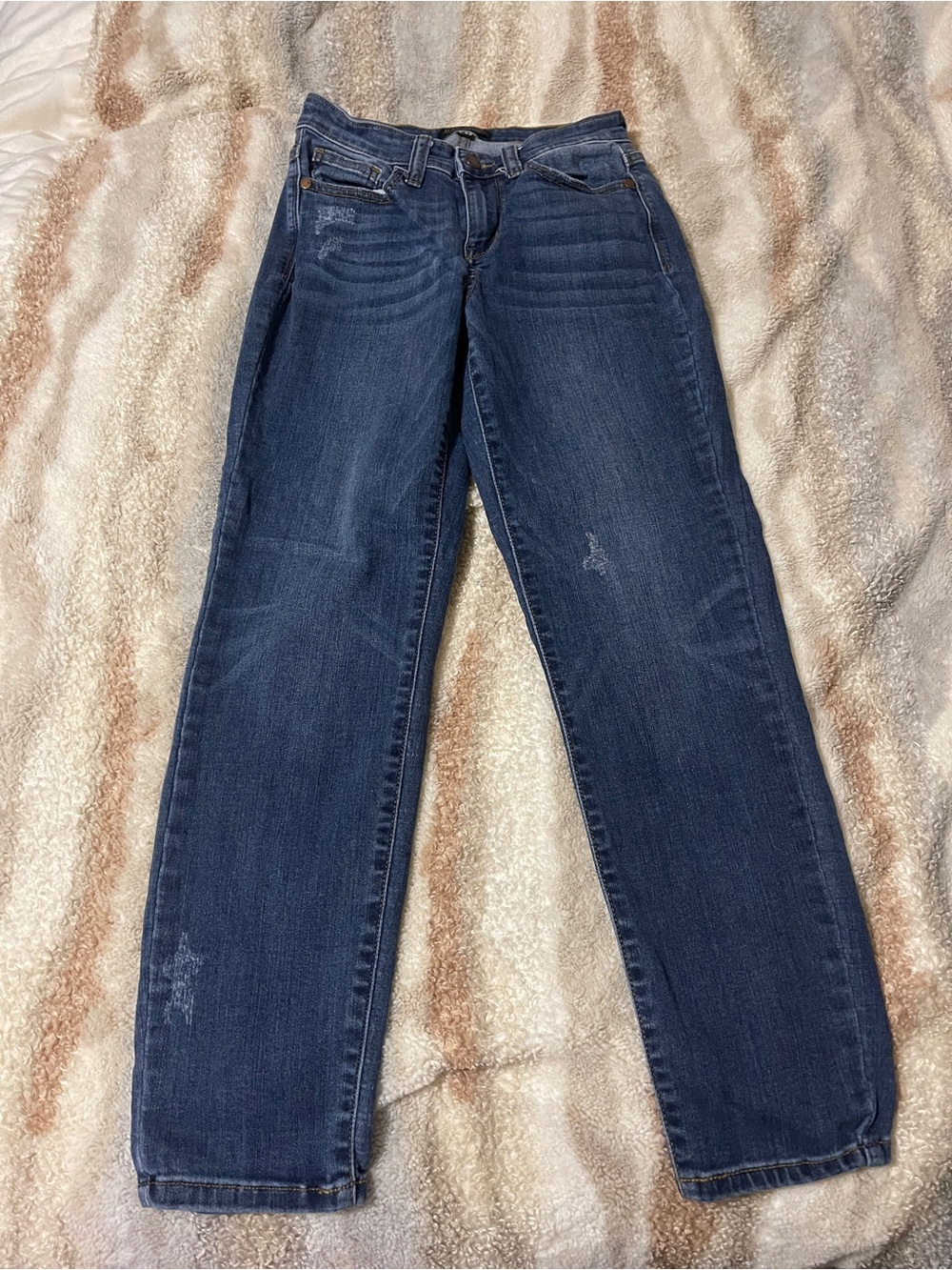 Judy Blue Dark Blue Straight-Leg Jeans